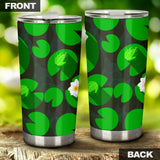 Frog Waterlily Pattern Tumbler