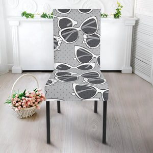 Sun Glasses Pattern Print Design 04 Dining Chair Slipcover