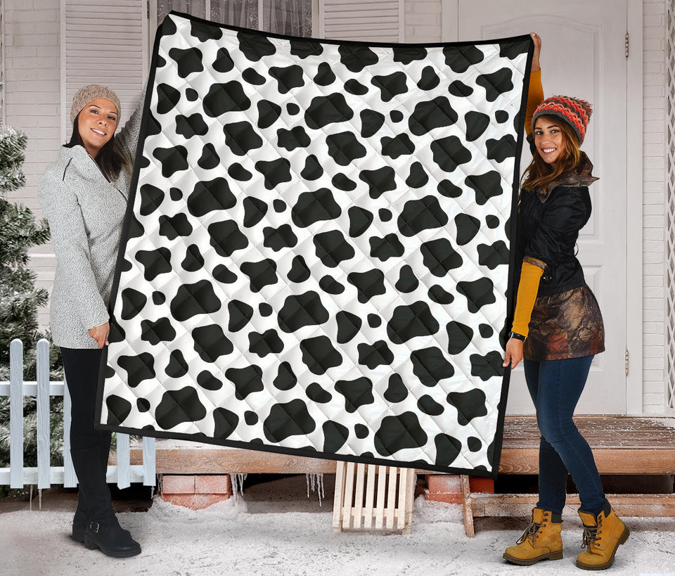 Cow Skin Pattern Premium Quilt