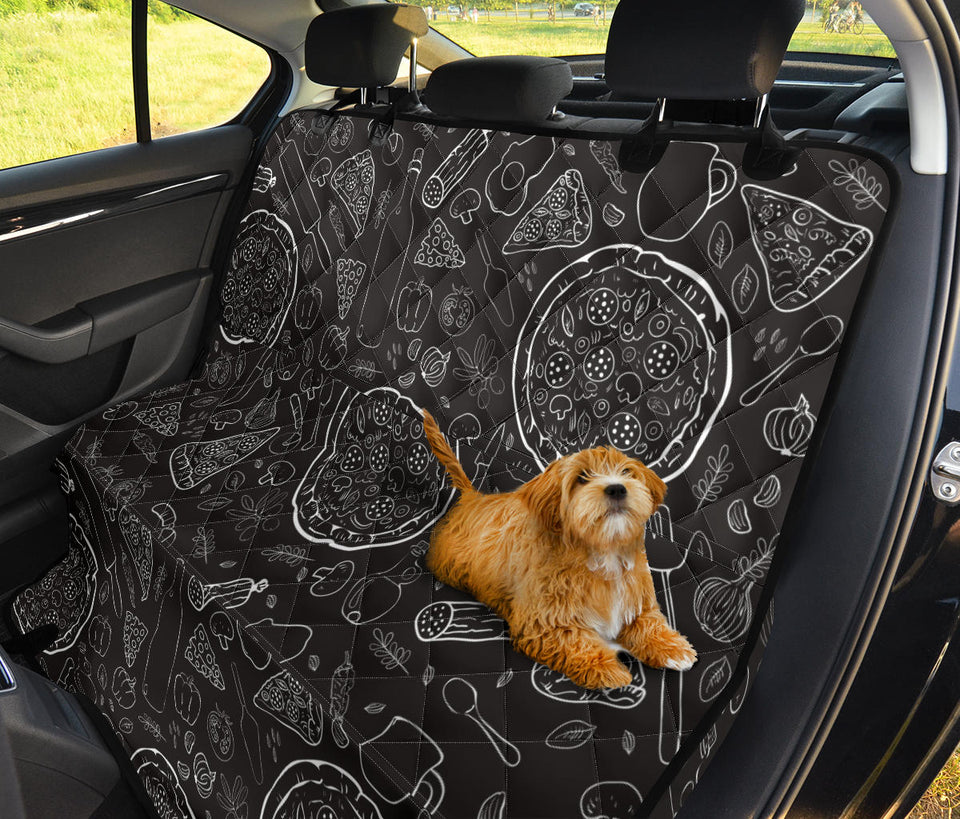 Pizza Pattern  Dog Car Seat Covers