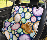 Colorful Clock Background Dog Car Seat Covers