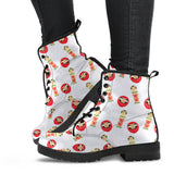 Daruma Japanese Wooden Doll Leather Boots