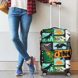 Dinosaurs Print Pattern Cabin Suitcases Luggages