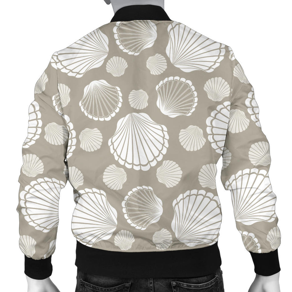 Scallop Shell Pattern Men'S Bomber Jacket
