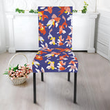 Goldfish Pattern Print Design 04 Dining Chair Slipcover