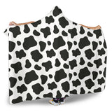 Cow Skin Pattern Hooded Blanketà¹†À¹†