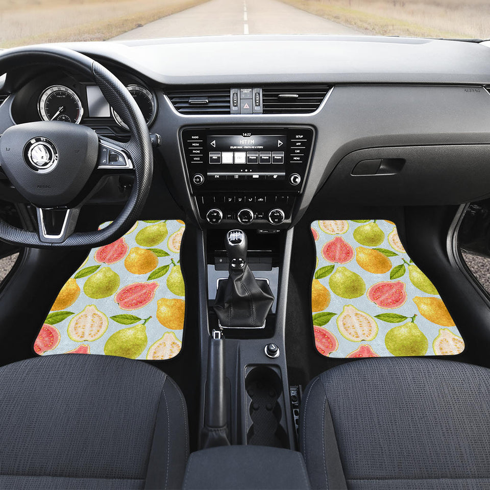 Guava Design Pattern Front And Back Car Mats