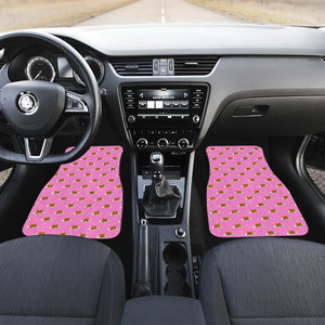 Pancake Pattern Print Design 04 Front Car Mats