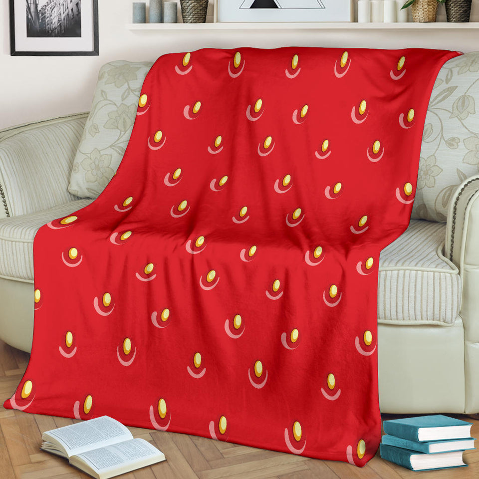Strawberry Texture Skin Pattern Premium Blanket