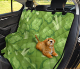 Broccoli Pattern Green Background Dog Car Seat Covers