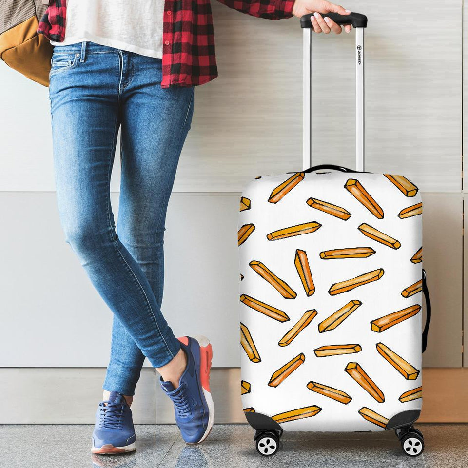 French Fries Potato Pattern Cabin Suitcases Luggages