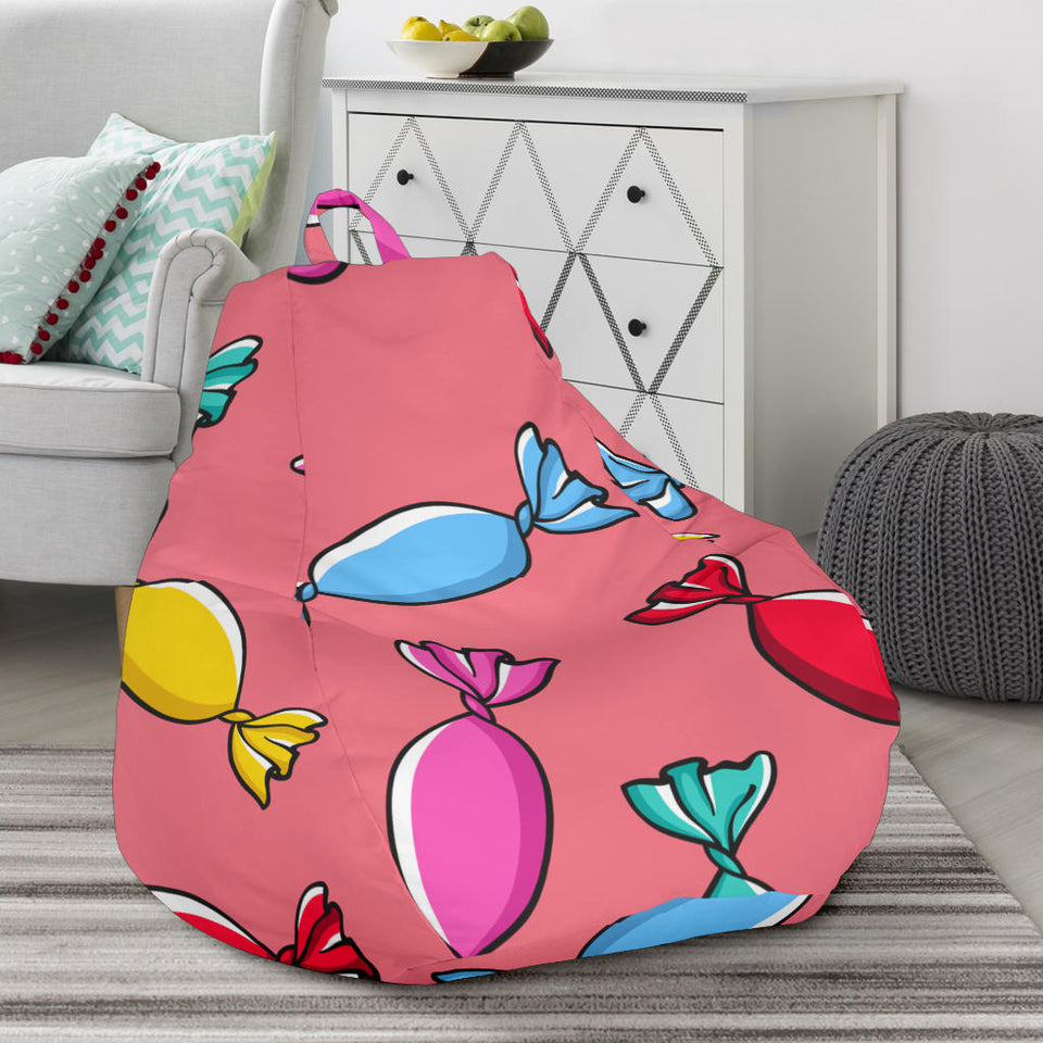 Colorful Wrapped Candy Pattern Bean Bag Cover