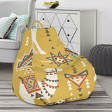 Camels Ethnic Motif Pattern Bean Bag Cover