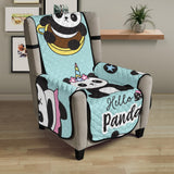Cute baby panda pattern Chair Cover Protector