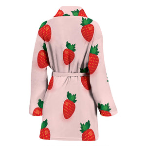 Strawberry Beautiful Pattern Women'S Bathrobe