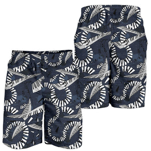 Piano Pattern Print Design 01 Men Shorts