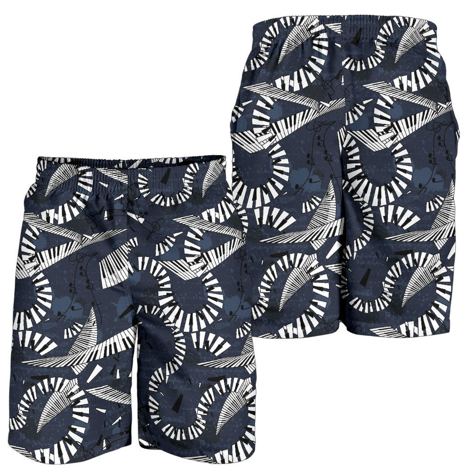 Piano Pattern Print Design 01 Men Shorts