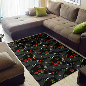 Eagle Pattern Print Design 04 Area Rug