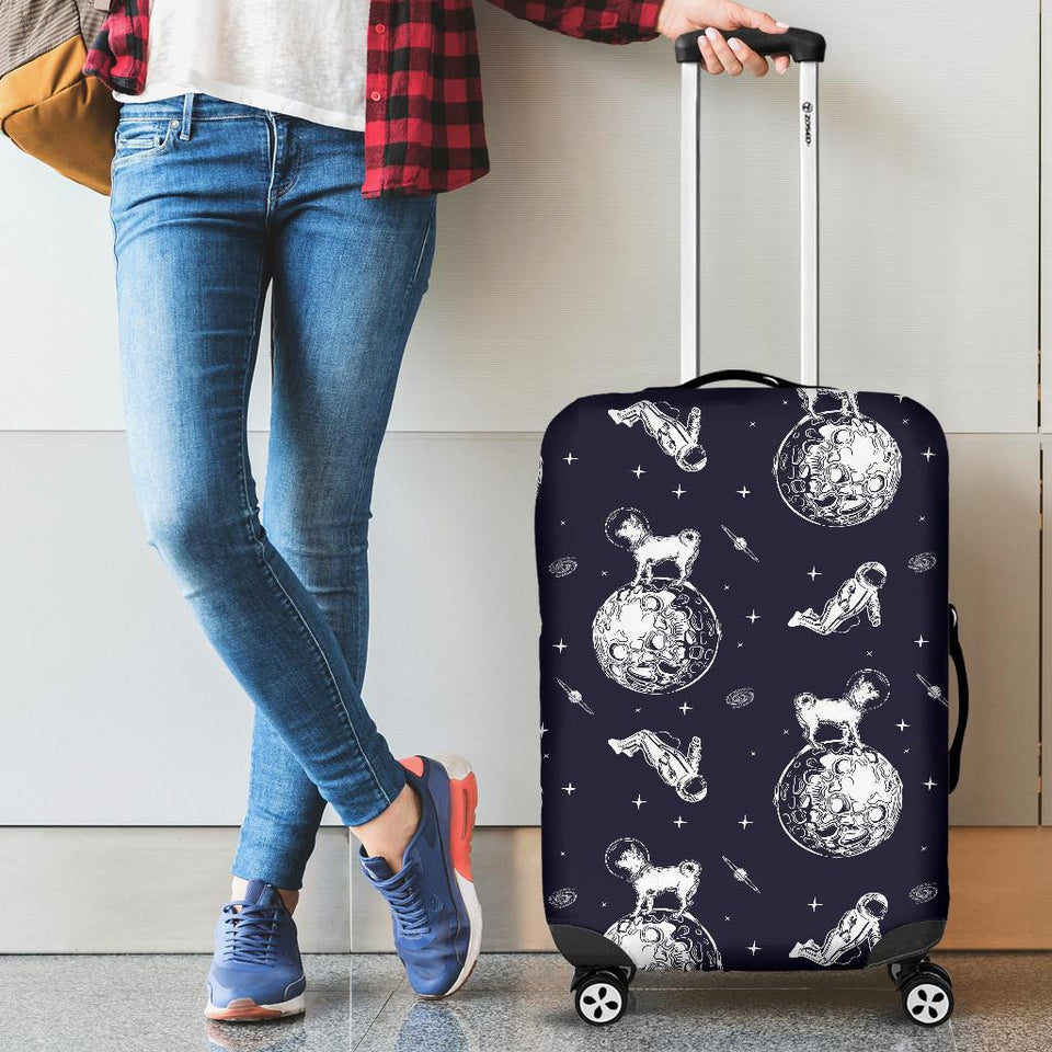 Chihuahua Space Helmet Astronaut Pattern Cabin Suitcases Luggages
