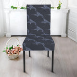 Swordfish Pattern Print Design 03 Dining Chair Slipcover