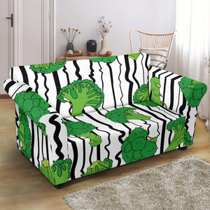 Cool Broccoli Pattern Loveseat Couch Slipcover