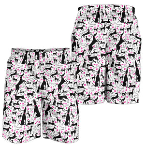 Greyhound Pattern Print Design 02 Men Shorts