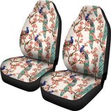 Peacock Tropical Flower Pattern  Universal Fit Car Seat Covers