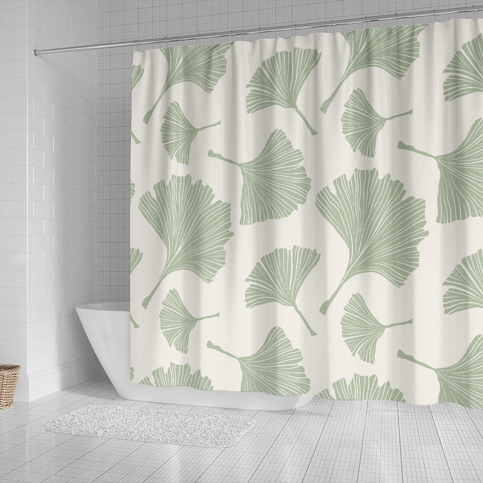 Ginkgo Leaves Pattern Shower Curtain Fulfilled In US