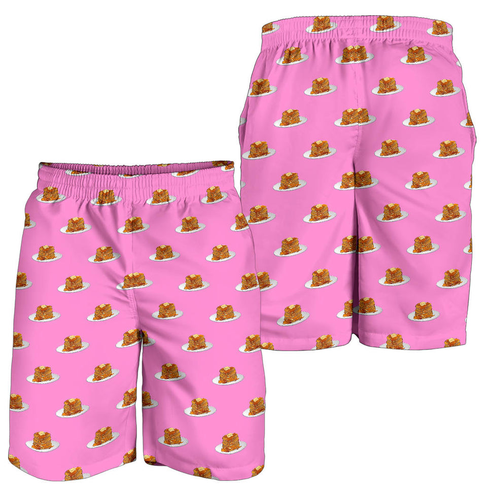 Pancake Pattern Print Design 04 Men Shorts