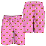 Pancake Pattern Print Design 04 Men Shorts