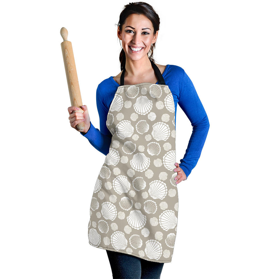 Scallop Shell Pattern Adjustable Apron