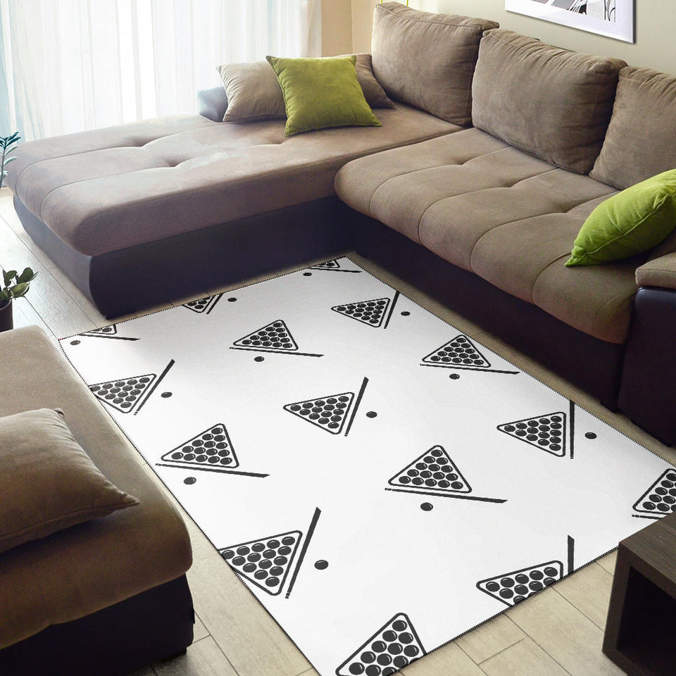 Billiard Ball Pattern Print Design 03 Area Rug
