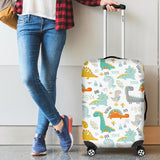 Cute Funny Kids Dinosaurs Pattern Luggage Covers