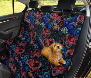Octopus Sea Wave Tropical Fishe Pattern Dog Car Seat Covers
