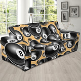 Billiard Ball Pattern Print Design 04 Sofa Slipcover