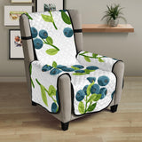 blueberry white background Chair Cover Protector