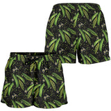 Green Peas Pattern Print Design 02 Women Shorts