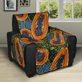 Colorful papaya tropical leaves Recliner Cover Protector