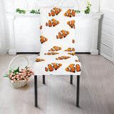 Clown Fish Pattern Print Design 03 Dining Chair Slipcover