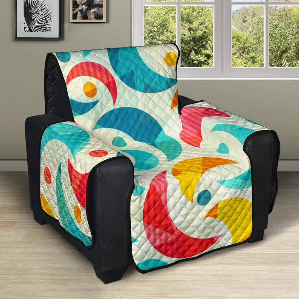 Colorful moon pattern Recliner Cover Protector