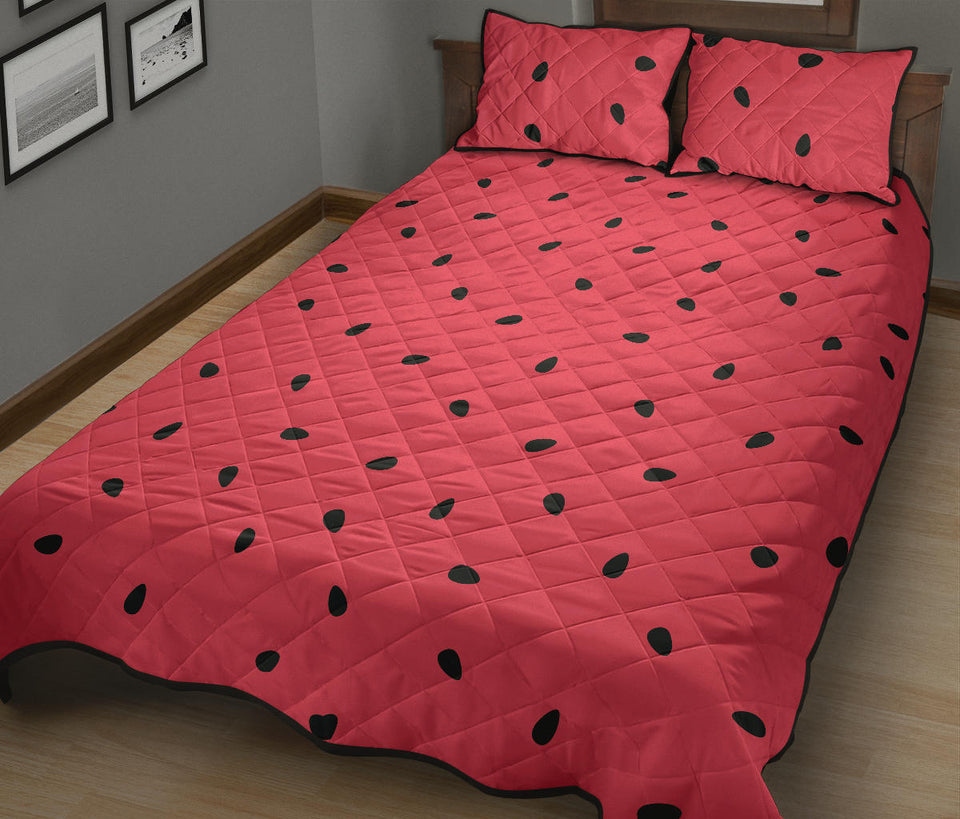 watermelon texture background Quilt Bed Set