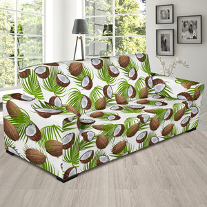 Coconut Pattern Print Design 04 Sofa Slipcover