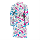 Darts Pattern Print Design 01 Men's Bathrobe