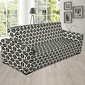 Coffee Bean Abstract Modern Pattern Sofa Slipcover