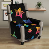 Colorful star pattern Chair Cover Protector