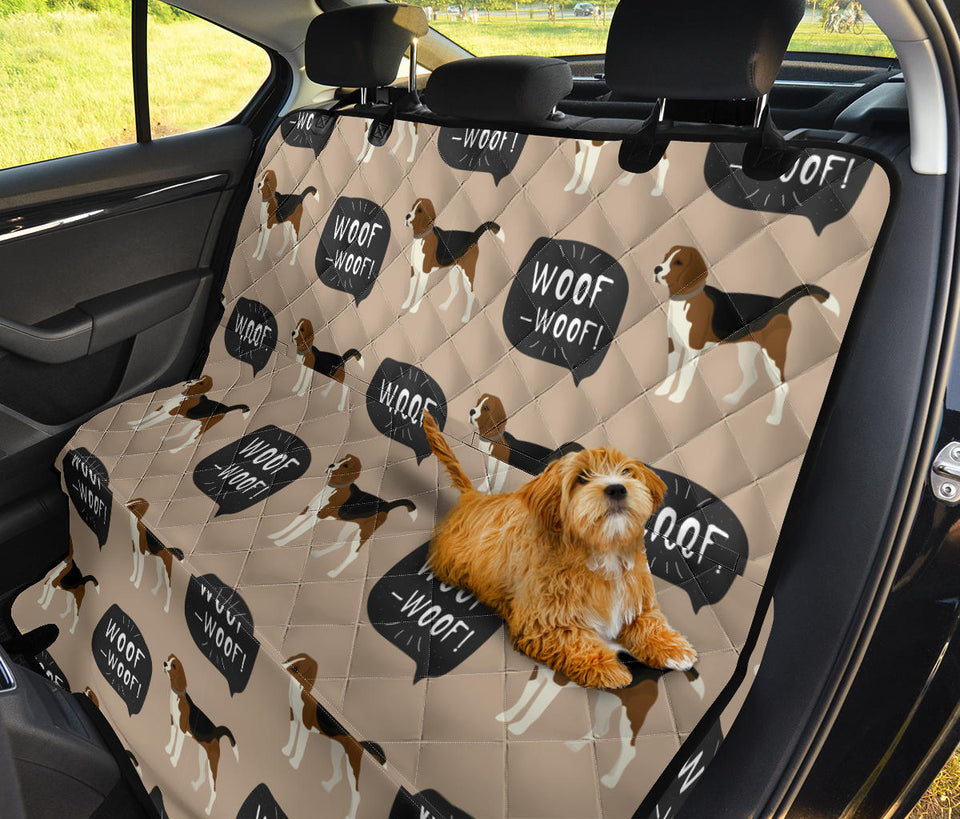Beagle Pattern Dog Car Seat Covers