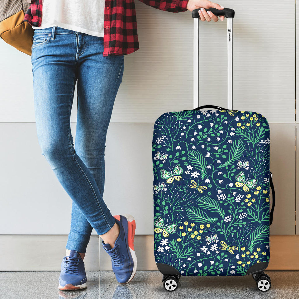 Butterfly Leaves Pattern Luggage Covers