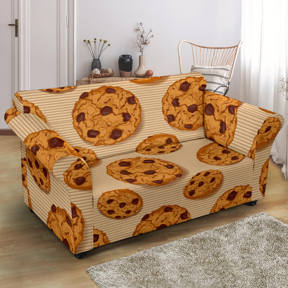Cookie Pattern Loveseat Couch Slipcover