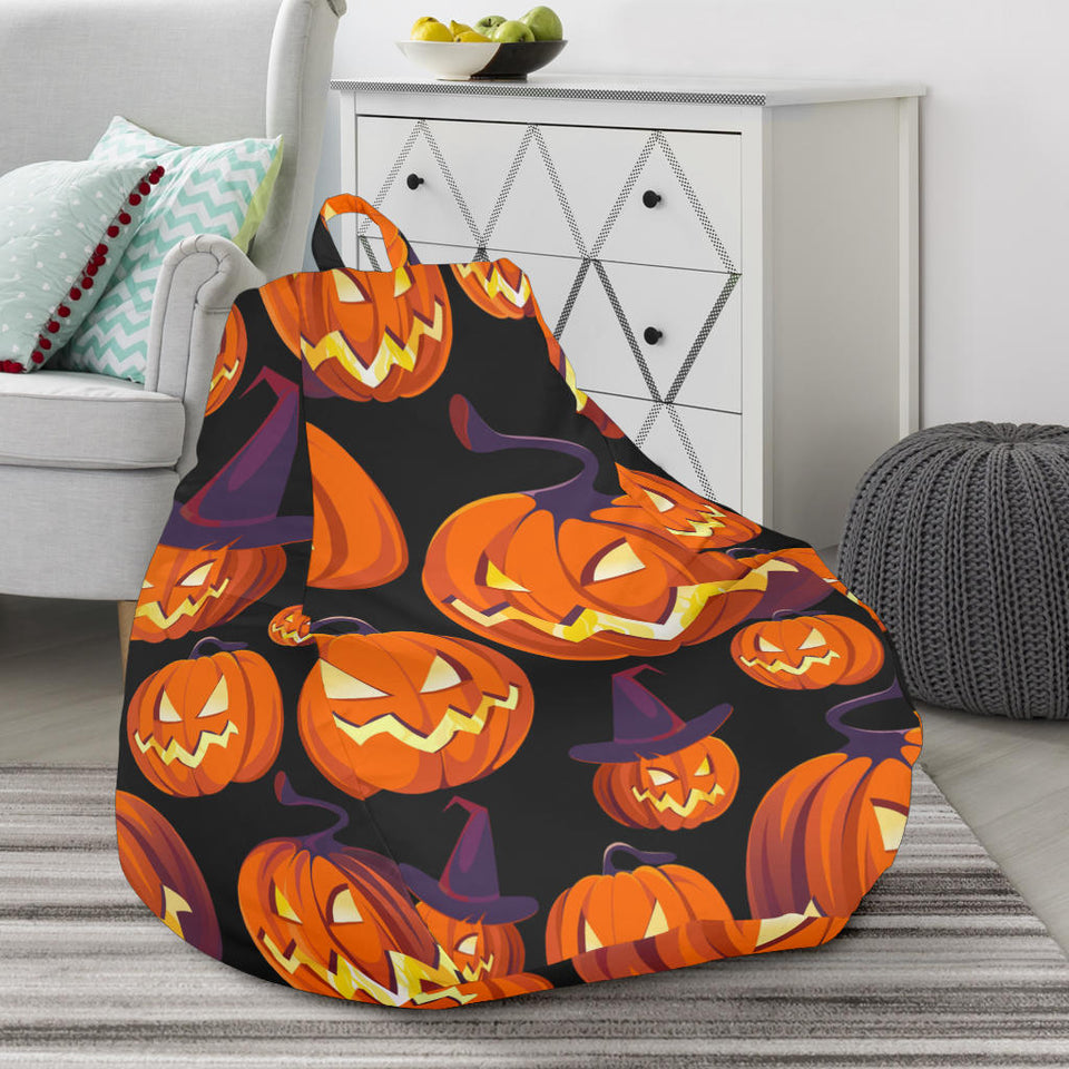 Halloween Pumpkin Pattern Bean Bag Cover