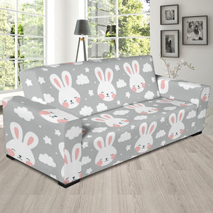 Rabbit Cloud Pattern Sofa Slipcover